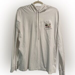 Vineyard Vines Cream Hooded Shirt Halloween